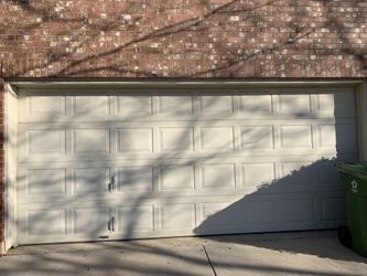 Garage door.