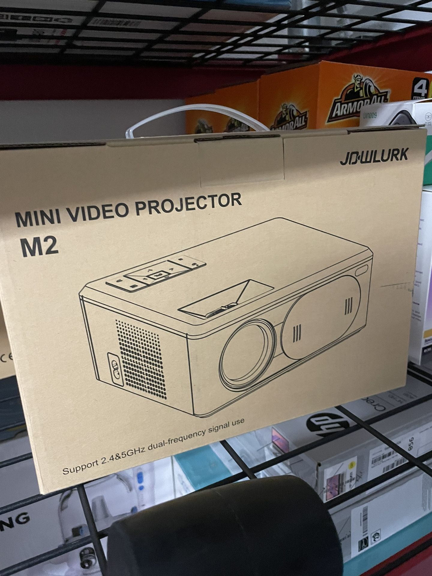 [Electric Focus] 4K Projector with 5G WiFi and Bluetooth, 15000L JOWLURK Mini Portable Projector, Outdoor Movie Projector, Home Theater Projector for 