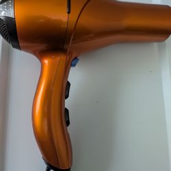 Infiniti Pro By Conair Hair Dryer Orange Excellent Condition