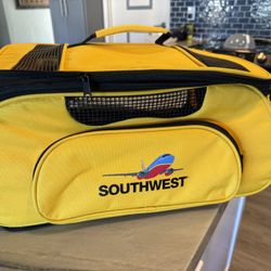 Vintage Southwest Airlines Approved Pet Carrier 