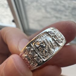 Plata 925 Anillos De La Suerte. Talla 7-  8-10-11-12 🍀