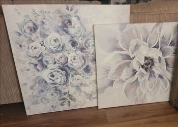 Floral Canvas Wall Art Set of 2