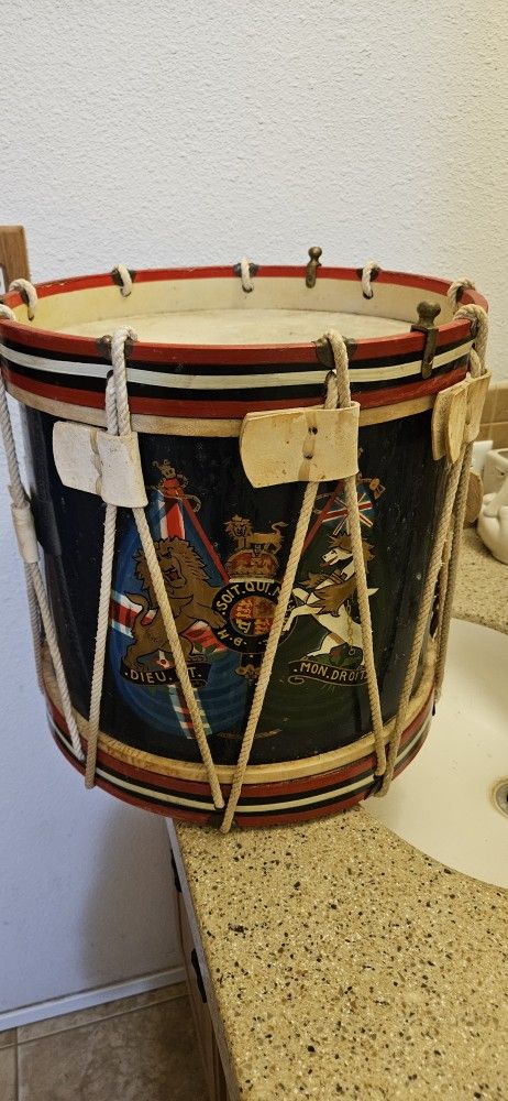 Antique British Marching Drum