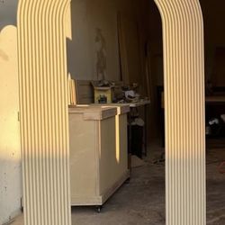 Wood Arch with ridges 4x7