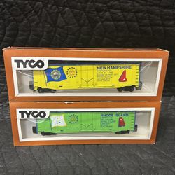 Tyco HO New Hamshire #363E & Rhode Island #363A State of Union Commemorative