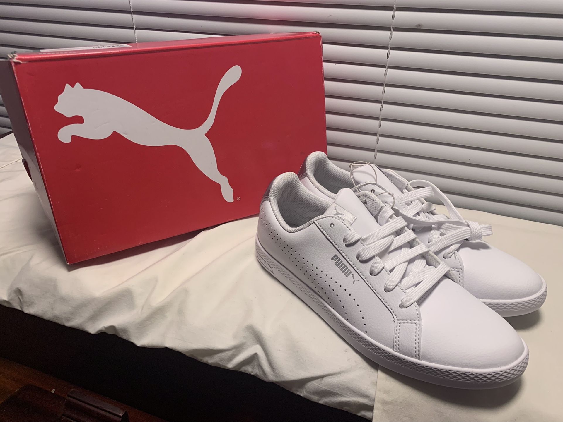 Puma Leather Shoes Sneakers Women Size 7.5 New