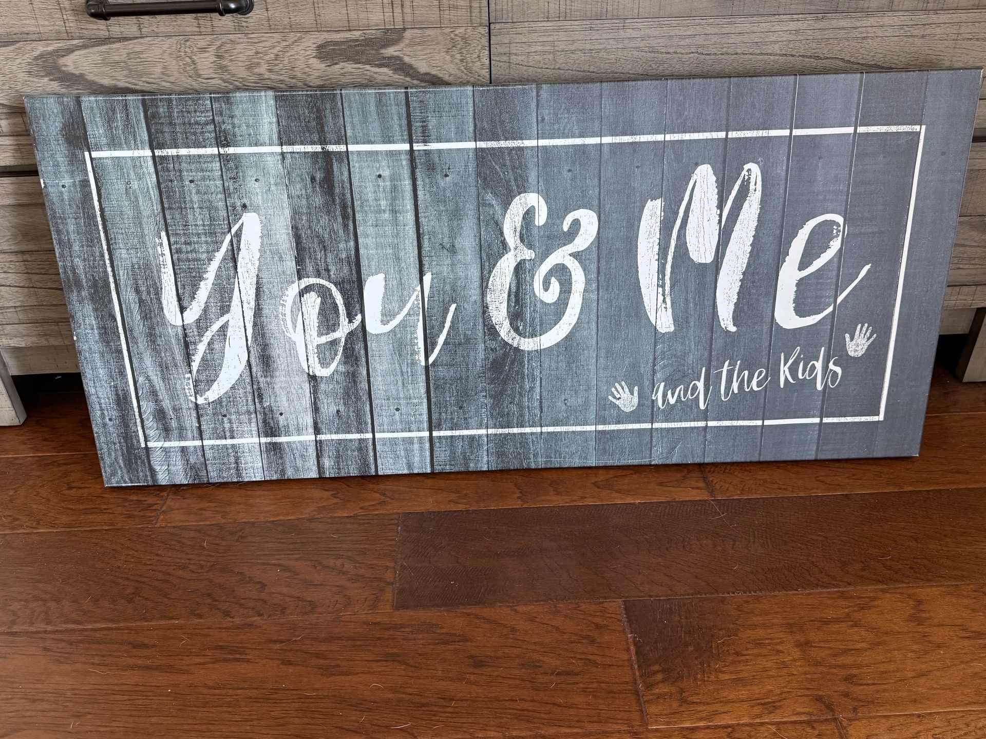 Decorative canvas- You and Me