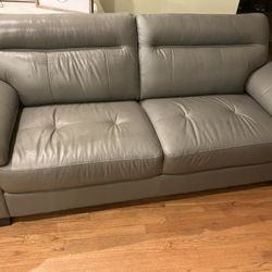 Modern Leather Couch 