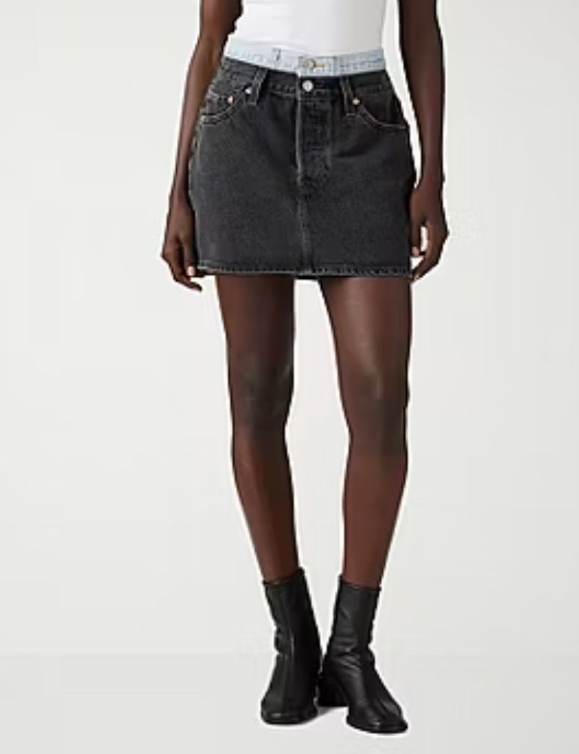 Levi's  2T Black Denin Mini Skirt