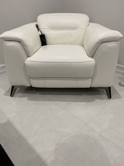 Butaca reclinable de piel