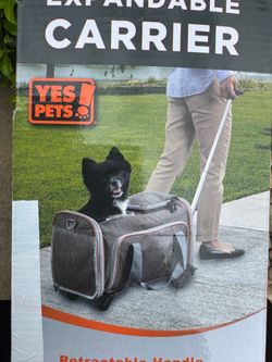 Rolling Expandable Pet Carrier