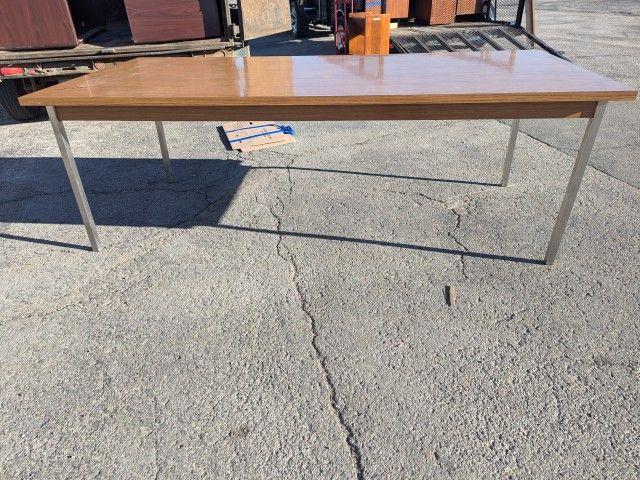 Vintage Mid Century Dining Or Conference Table