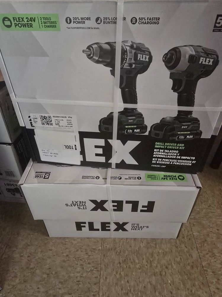 Flex Impact Driver Kit With Batteries