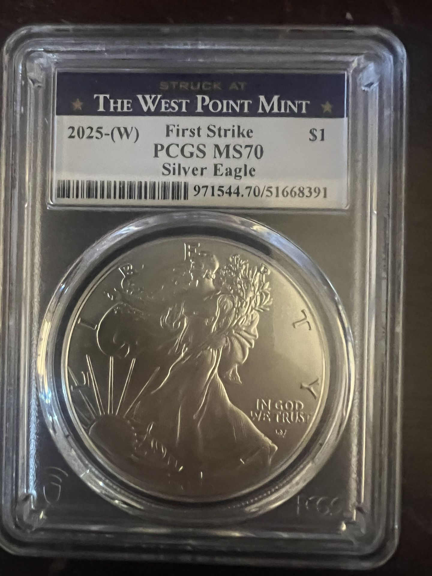 Ms 70 West Point Mint Perfect Grade Silver