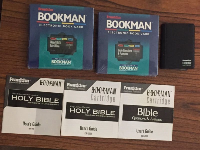 Franklin Bookman Electronic Bible NIV Version with additional KJV