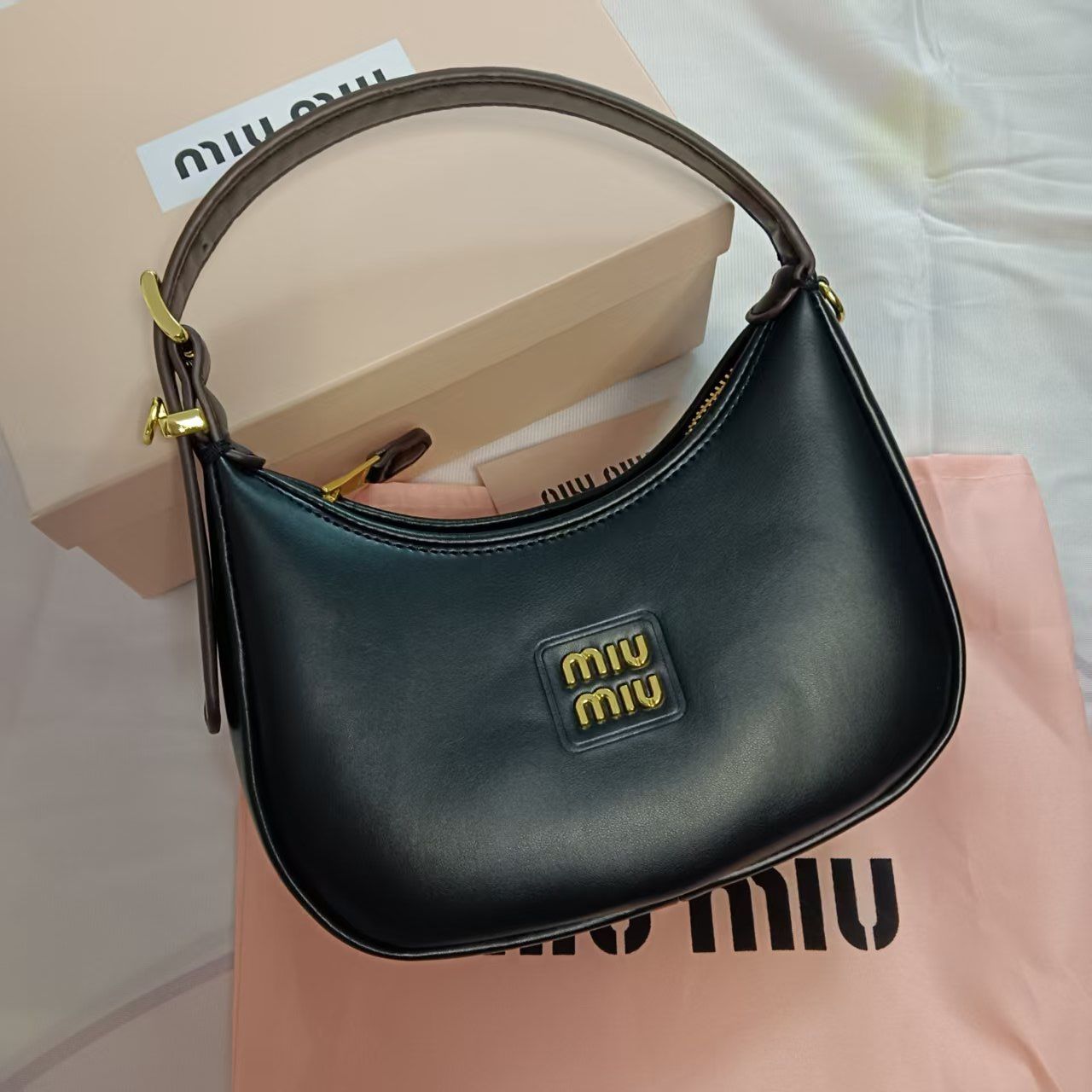 Miu Miu Black Underarm Bag