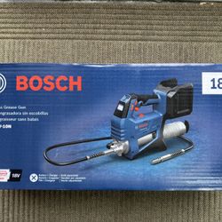 BOSCH GFP18V-10N 18V Grease Gun 10,000 PSI Max Pressure Brushless Motor Portable Greasing Tool for Automotive & Heavy Equipment (Bare Tool)