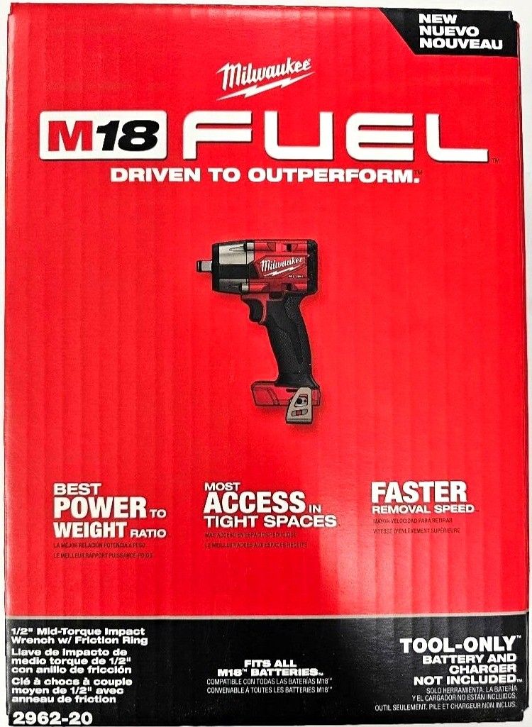 Milwaukee M18 Fuel Cordless impact Wrench