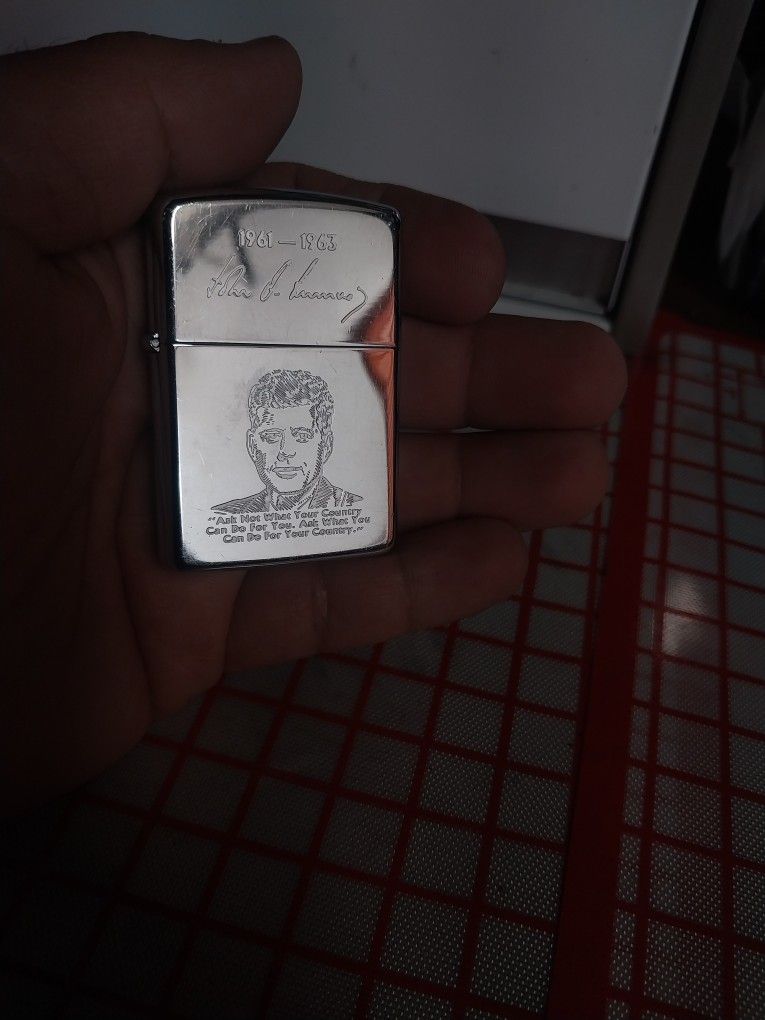 Zippo Lighter John F Kennedy New Never Used
