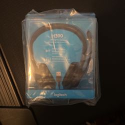 Unopened Logitech USB Headset H390 