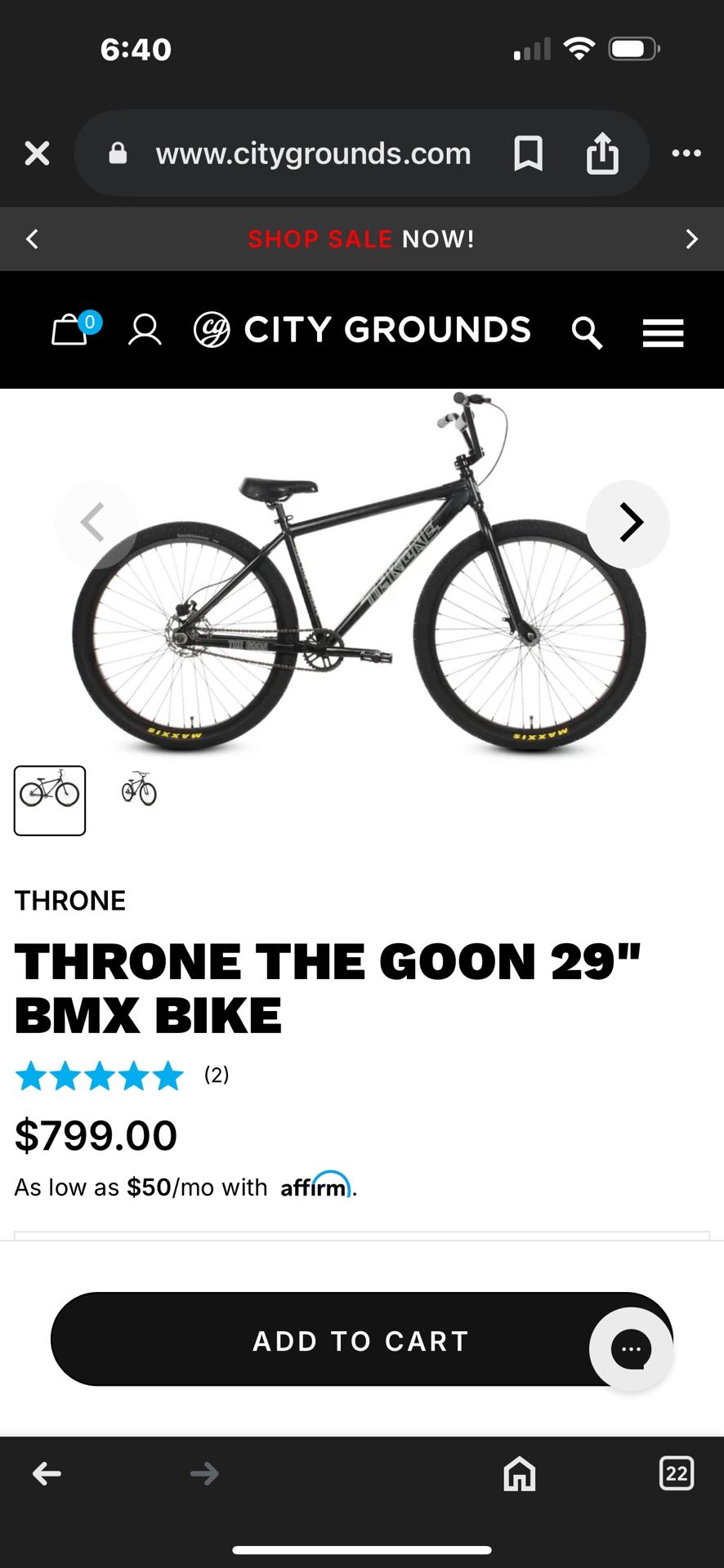 Throne Bmx 29” Goon