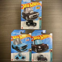 Hot Wheels Lot Of 3 Tooned 