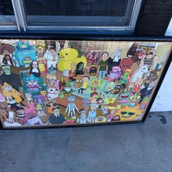 Poster With Frame Cartoons 