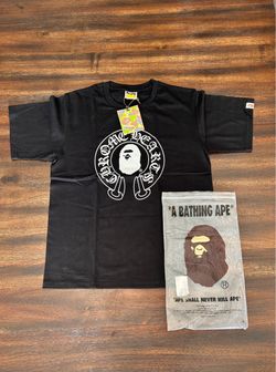 BAPE x Chrome Hearts Black Graphic T-Shirt