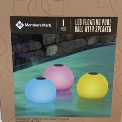 Floating Pool Led Light W/ Speaker 