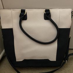 Merona "crossbody" Faux Leather Purse/pocket tote bag