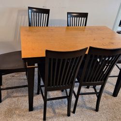 Table And 6 Bar Chairs