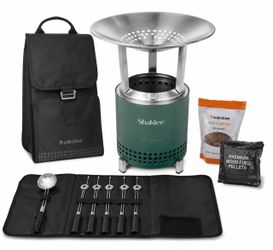 Solo Stove Mesa XL Fire Pit Bundle w/ S’mores Roasting Kit & Carry Case