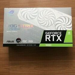 ASUS ROG Strix WHITE GeForce RTX 3090 24GB GDDR6X Graphics Card