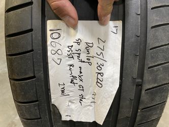 275/30/R20 Dunlop Sp Sport HMaxx Gt Dsst Run Flat