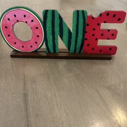 Number One Letter Sign