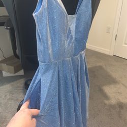 Blue dress with pockets size 2