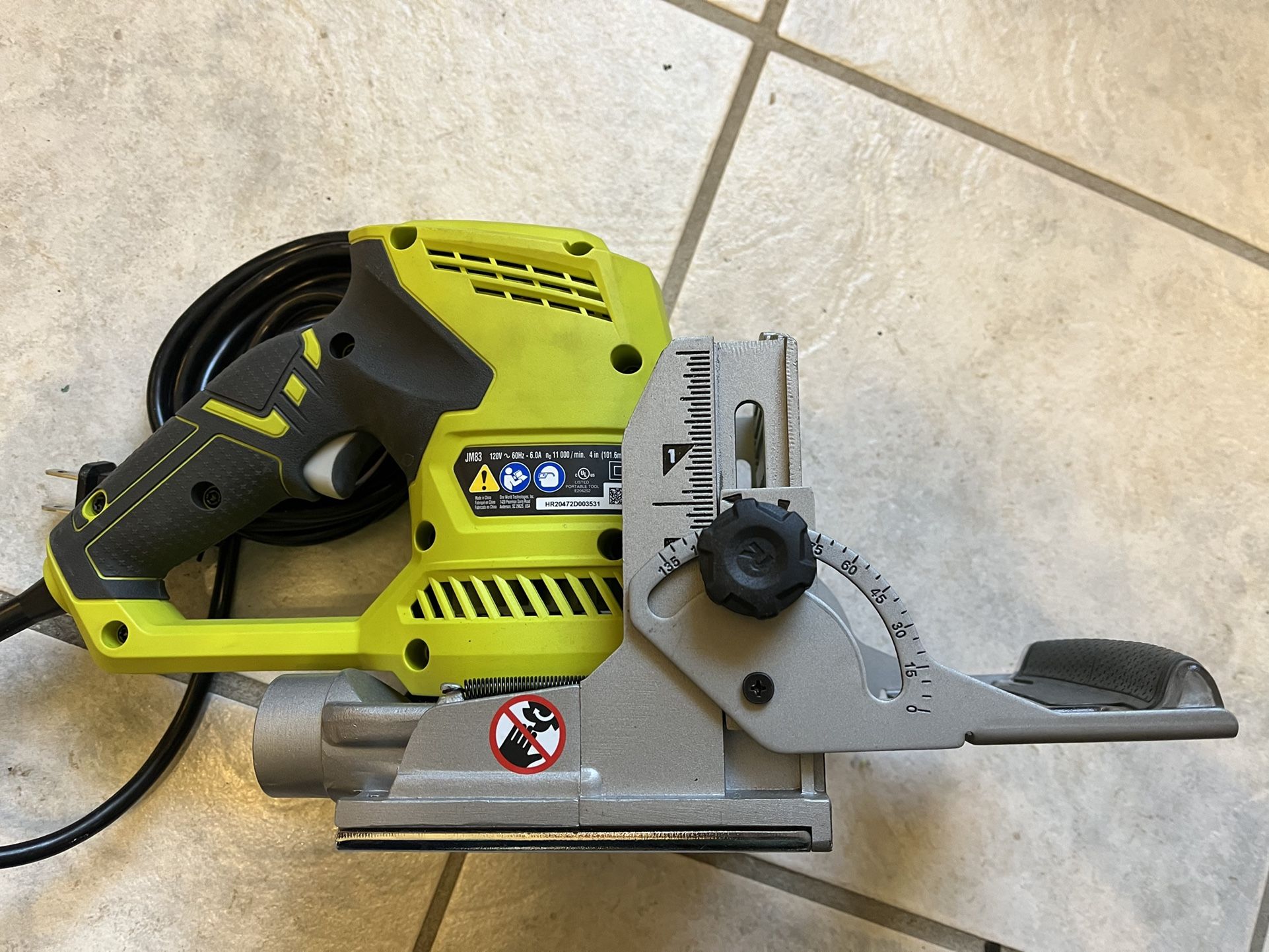 Ryobi JM83k 6 Amp AC Biscuit Joiner Kit. for Sale in Tucson, AZ OfferUp