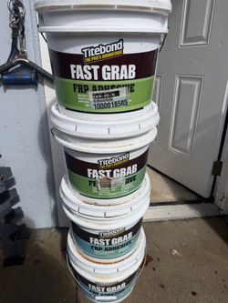 Titebond Fast Grab FRP Adhesive Buckets x4