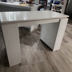 Craft Table Desk Solid Wood With Many Cubby Holes
