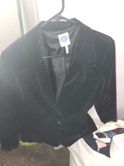 Black Velvet Jacket 