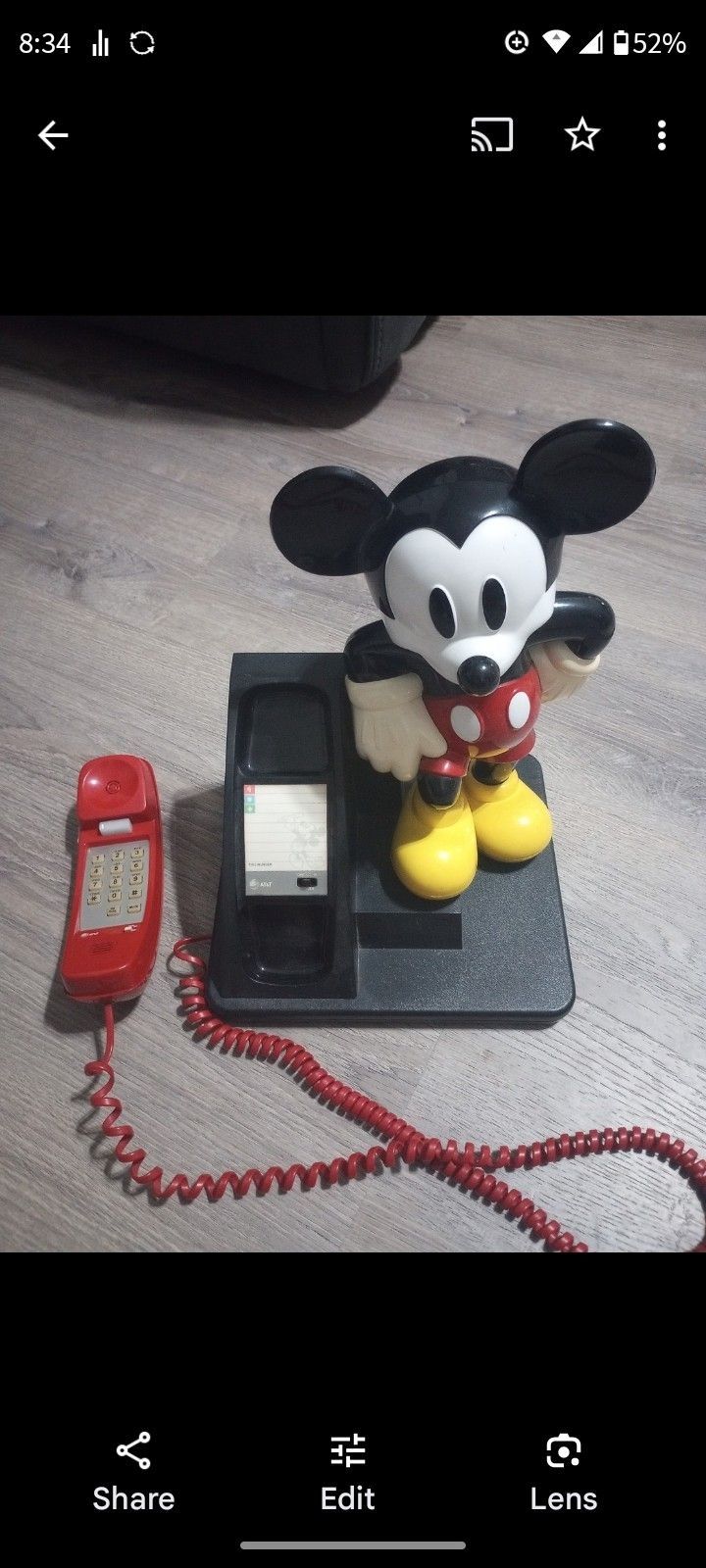Mickey Mouse Telephone