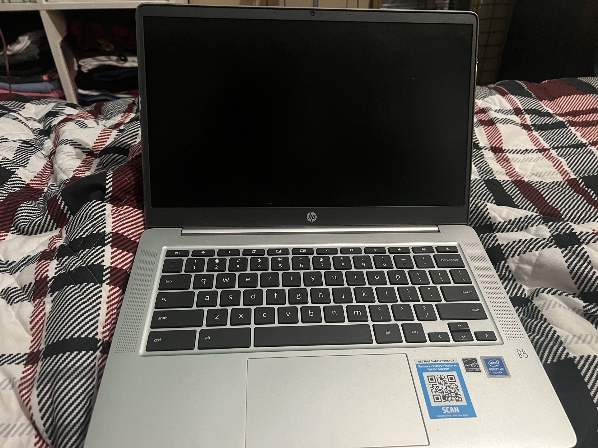 HP Chrome Notebook Laptop