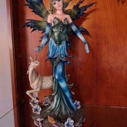 Fairy with Unicorn figurine