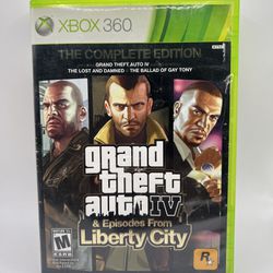 Grand Theft Auto IV - The Complete Edition (Microsoft Xbox 360, 2010) No Manual