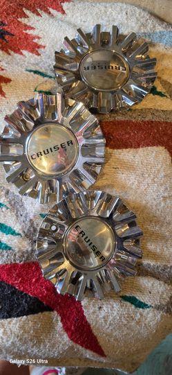 Cruiser Alloy Shadow 932C10 Center Cap Set Of 3 Price For All