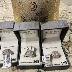 New Size 7 Silver Ring  $50 Each 