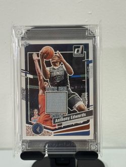 ANTHONY EDWARDS 2024 "NBA ALL-STAR GAME" PRACTICE WORN JERSEY Swatch