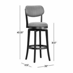 Saul 31" Swivel Barstool