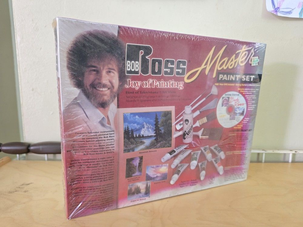 🎨 Bob Ross Master Paint Set – NEW & SEALED – Joy of Painting Kit!