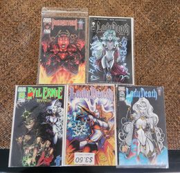 4 Lady Death and 1 Chaos! Comic